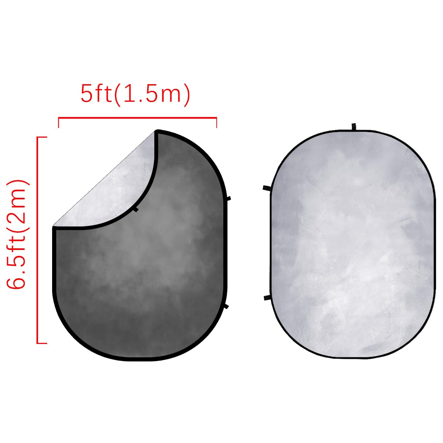 Kate Falthintergrund Faltbarer Hintergrund Tragbare Hintergründe Pop up Hintergründe Foto Hintergrund 1,5x2m