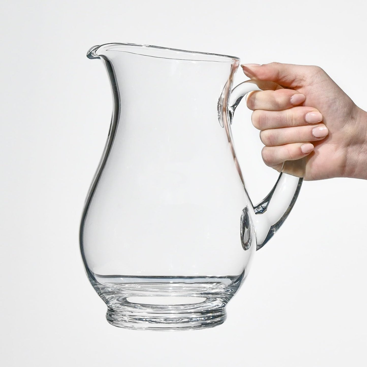 KROSNO Wasserkrug Elite | 1500 ML | Modern | Handgefertigt | Moderne | Crystalline Glas | Bleifreies Glas | Kratzfest | Perfekt für Zuhause und Restaurants | Handwäsche