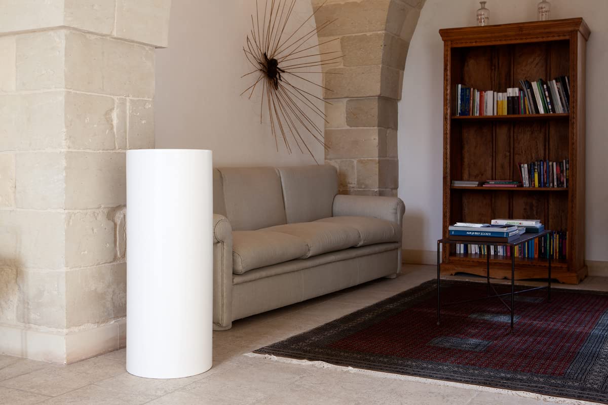 Kloris Zylindrische Säule Sweet Tisch Höhe 70 cm Durchmesser 35 cm Lila Magenta Made in Italy