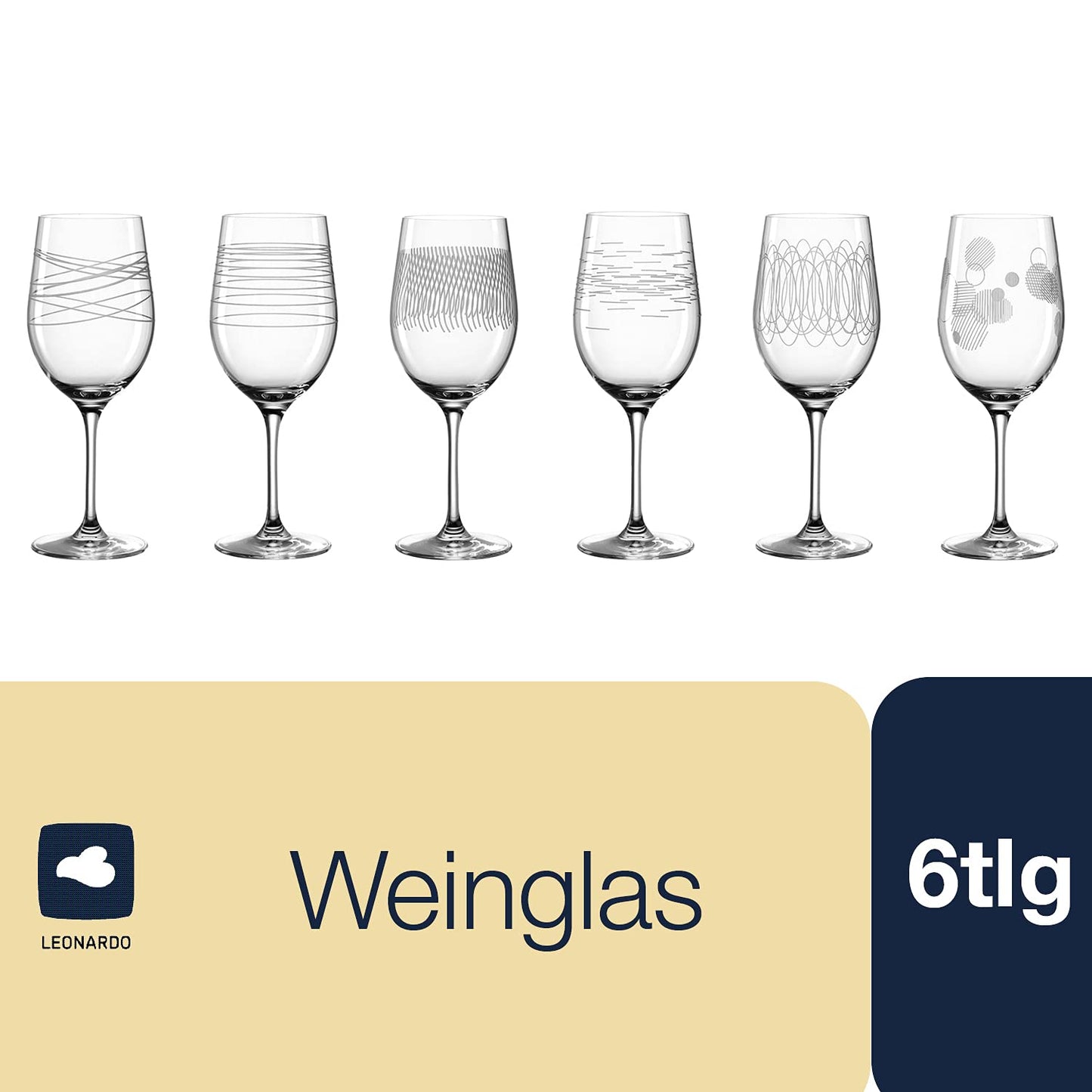 LEONARDO HOME 061799 Casella Weingläser, Glas, durchsichtig