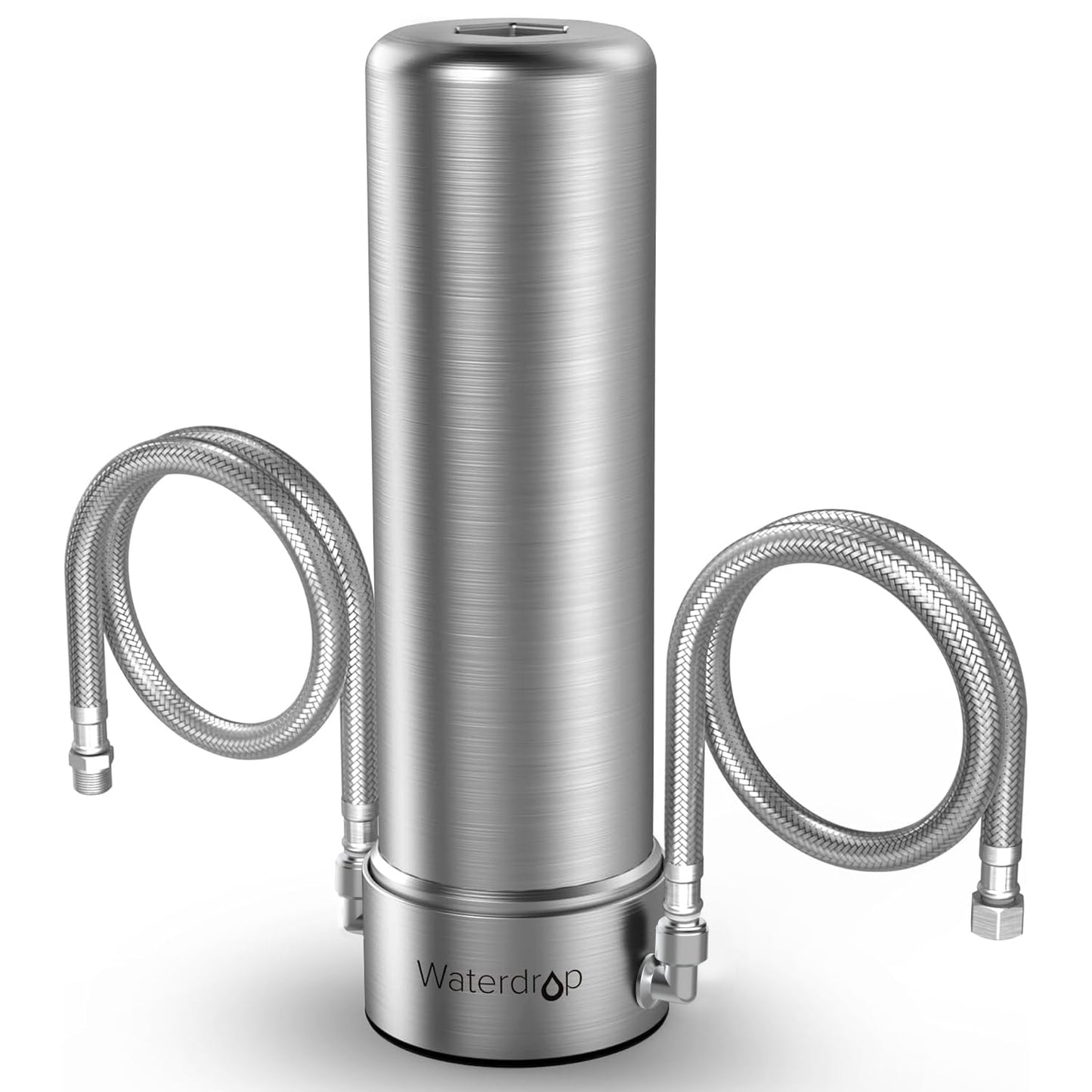 Waterdrop AS13 Untertisch Wasserfiltersystem 30.000 Liter, NSF/ANSI 42 Zertifiziert, 5+1 Stufe Edelstahl Unter Waschbecken Wasserfilter Trinkwasser, Reduzieren Blei, Chlor, Schlechten Geschmack