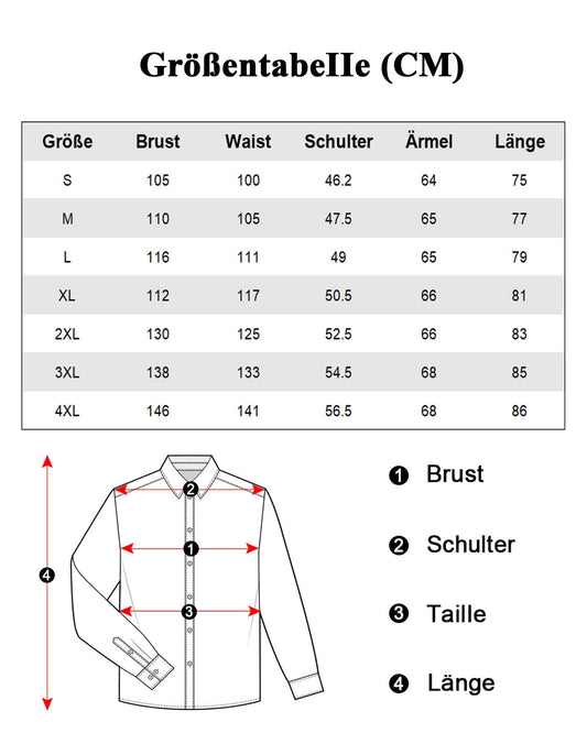 J.VER Hemd Herren Langarm Bügelfrei Business Hemd Regular Fit Anzug Freizeithemden Elastiscer Modische Herren Hemden,Weiß,L