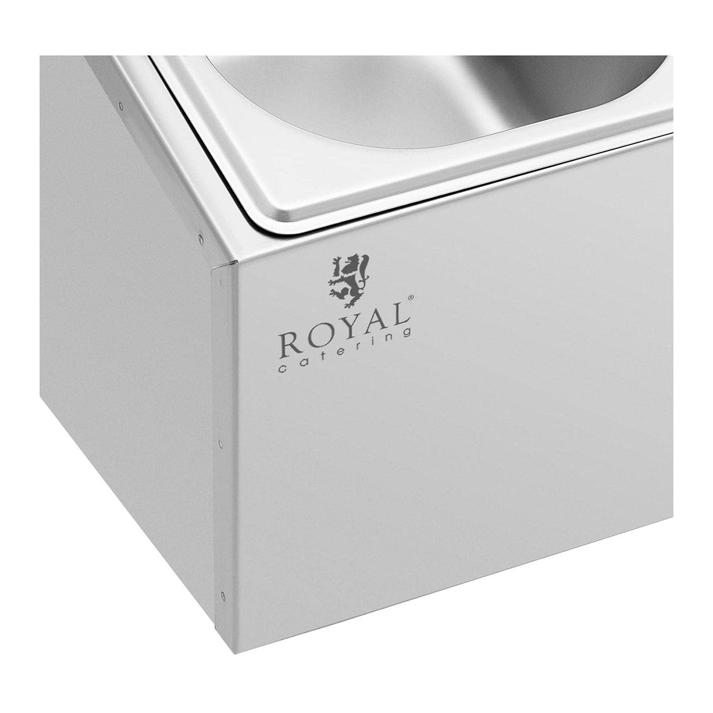 Royal Catering RCPN-06 GN Aufsatzbord 2 x 3 GN 1/6 11,4 l GN-Behälter-Ständer GN-Ständer Ständer für GN-Behälter