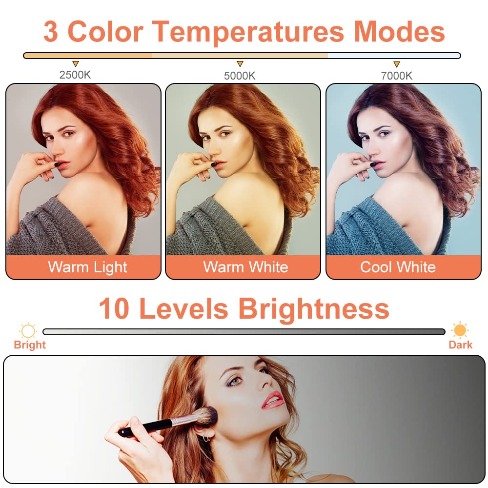 UBeesize Ringlicht Laptop, 6''Ringleuchte mit Stativ&Clip, Videokonferenz Licht 5 Beleuchtungsmodi/5Helligkeiten