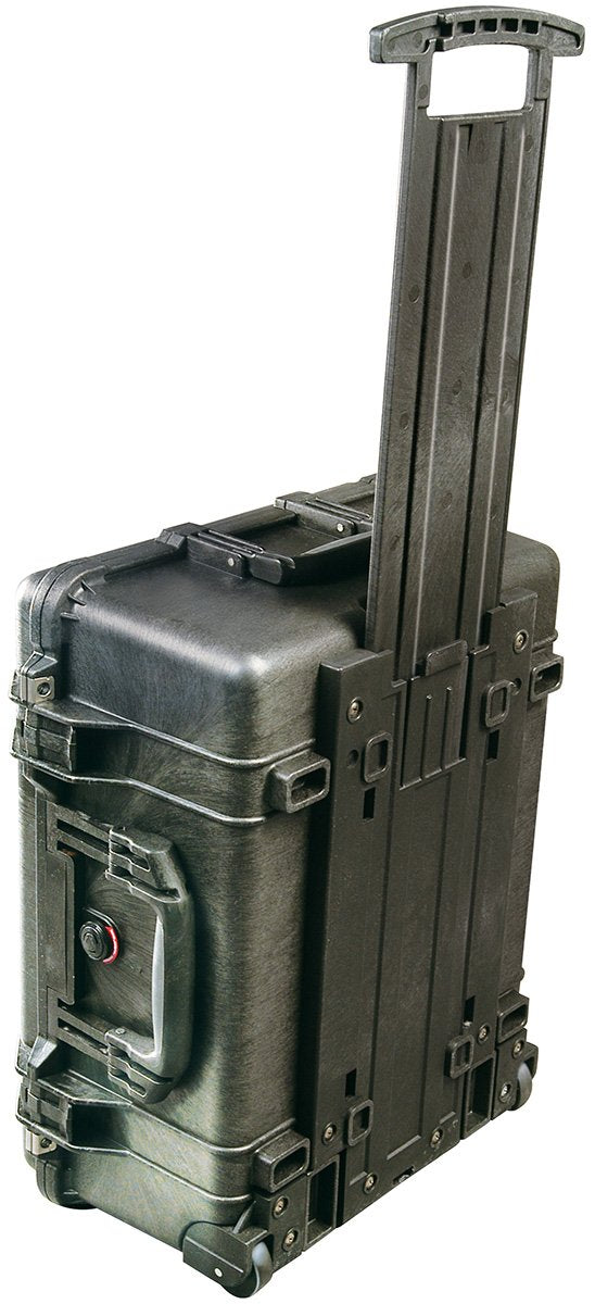 PELI 1560LFC Schutzkoffer mit Trennwand-Set, IP67 Wasser- und Staubdicht, 44L Volumen, Mit Schaumstoffeinlage (Anpassbar), Schwarz