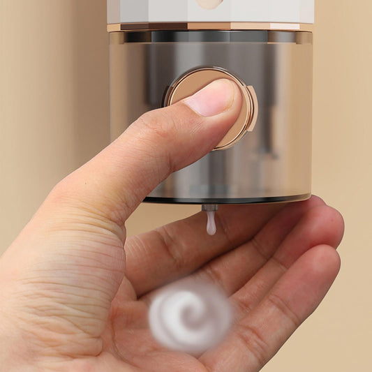 Seifenspender Wandbefestigung 2er Set – Ohne Bohren, 450 ml – Nachfüllbarer Duschgel- und Seifenspender mit transparentem Sichtfenster – Ideal für Badezimmer, Waschbecken und Dusche