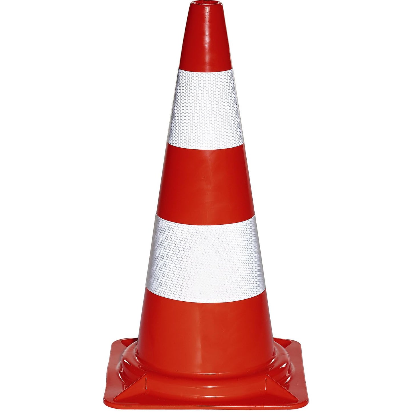 kaiserkraft | Leitkegel aus PVC | 10 Stück | reflektierend | Höhe 75 cm