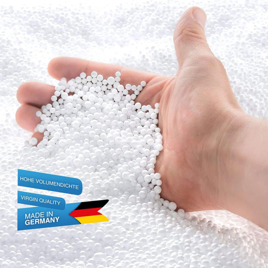 LAZY BAG Original Riesen-Sitzsack Cotton XXL 180x140cm mit 400L | hautfreundliches Baumwolle Sitzkissen 2-in-1 relaxtes Sitzen & Liegen | Perfekte Ergonomie Dank 4 Mio. EPS-Perlen | waschbarer Bezug