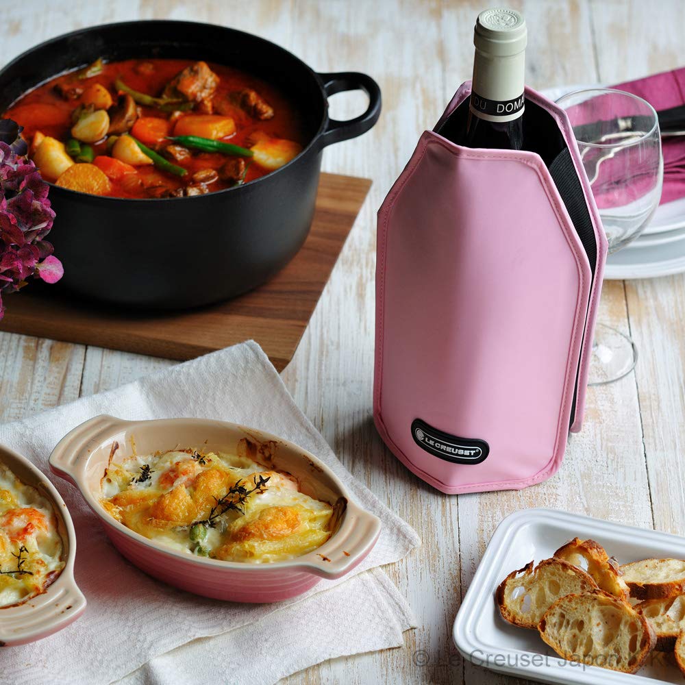 Le Creuset Aktiv-Weinkühler für Wein oder Champagner, WA 126, Shell Pink, 49303007770000