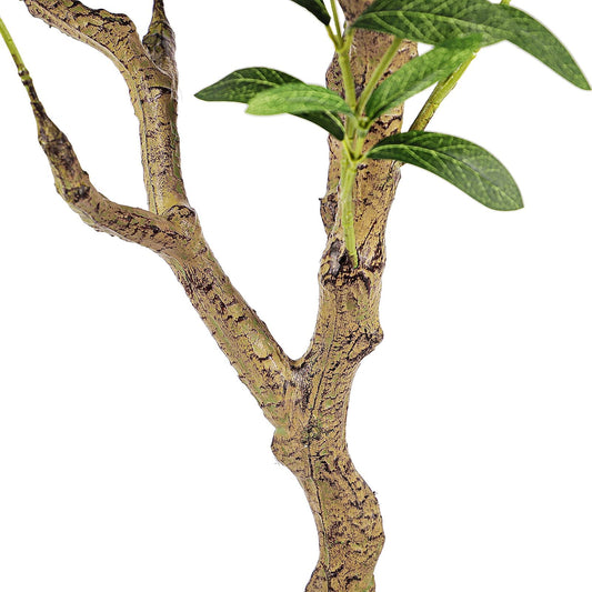 YOLEO Olivenbaum Künstlich 150cm kunstpflanze Künstliche Pflanzen groß Künstlicher Olivenbaum Kunstbaum wie echt für Wohnzimmer Schlafzimmer Büro Deco