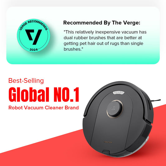 roborock Q5 Pro Saugroboter mit DuoRoller-Bürste, 5500Pa Saugkraft, 770mL Staubbehälter, 180mL Wassertank, Staubsauger Wischroboter PreciSense-LiDAR-Navigation Teppiche Tierhaare App/Alexa, Schwarz