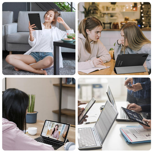 Biegedy Tablet 10 Zoll Android 14 Octa-Core,Tablet PC 20 GB RAM+128 GB ROM (TF1 TB),5G WLAN 6丨Widevine L1丨GMS丨6000mAh丨5MP+8MP丨Bluetooth 5.0丨1280 * 800丨Tablet mit Tastatur Maus Schwarz