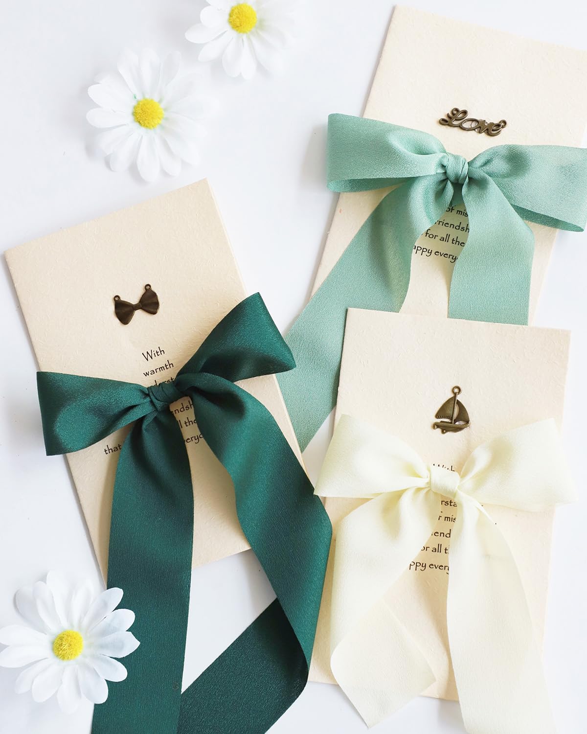 MORSUNBELA Schleifenband Grün Geschenkband Eukalyptus Grün Seidenband Salbeigrün Geschenkbänder Stoff Breit Mintgrün Dekoband Chiffonband für Geschenk, Basteln,Hochzeit,Schleifen