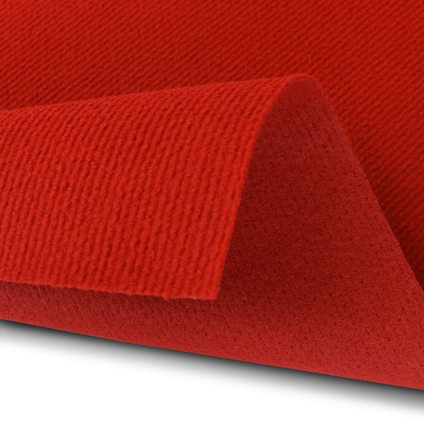 Floordirekt Roter Teppich 100 x 700 cm - VIP Läufer Event Teppich Premierenteppich Empfangsteppich Messeteppich Hochzeitsteppich - Wunschmaß