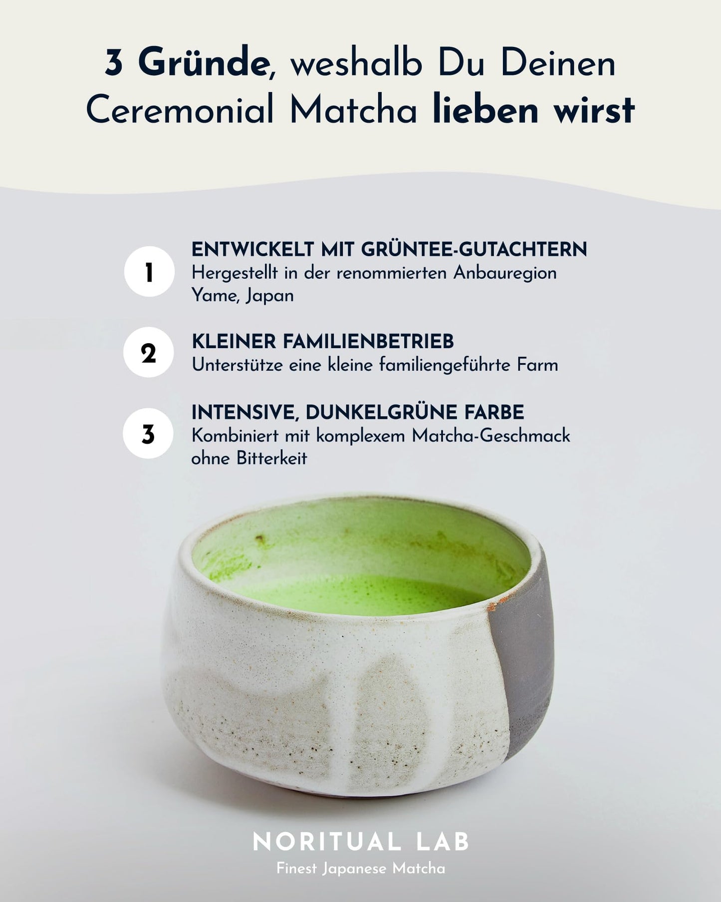 Ceremonial Matcha - Reines Matcha Pulver aus Japan - Ceremonial Grade - Original Matcha Grüntee - Erste Ernte - 100% Natürlich und Laborgeprüft (40g)