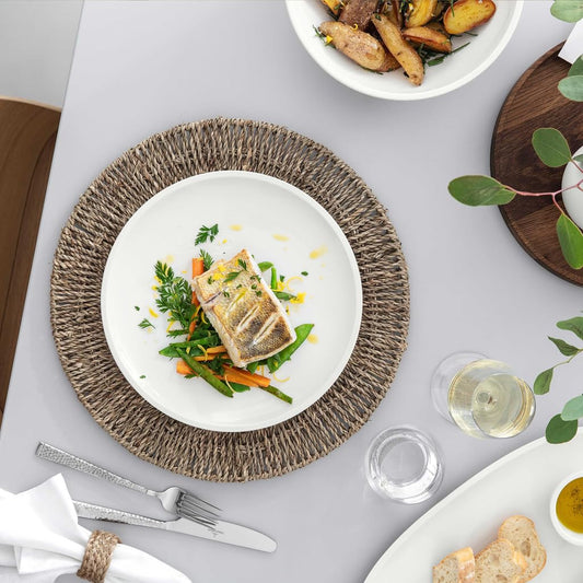 Villeroy & Boch – Artesano Geschirr-Set 6 teilig für 2 Personen Weiß, Spülmaschinenfest, Mikrowellensicher, Geschirrset, Tellerset, Speiseteller, Frühstücksteller, Suppenteller, Premium Porzellan