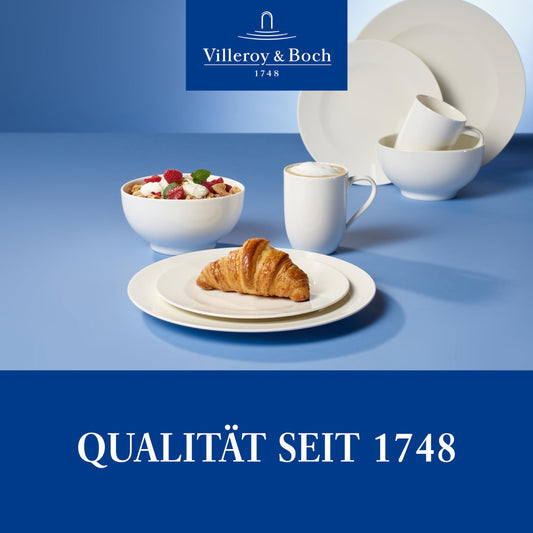 Villeroy & Boch – For Me Dinner Set 8 Teilig Weiß, Spülmaschinenfest, Mikrowellensicher, Mit Speisetellern Und Suppentellern, Geschirr, Geschirrset, Teller Set, Service, Premium Porzellan