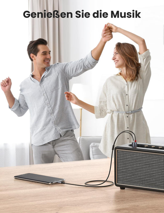 UGREEN USB C auf Cinch Audio Kabel Type C auf 2RCA Stereo Adapterkabel kompatibel mit iphone 16 Serie, Huawei P60/50/40, Galaxy S24 Ultra/S24+/S24, iPad Pro/Air, MacBook Pro, Mac mini M4(1,5m)