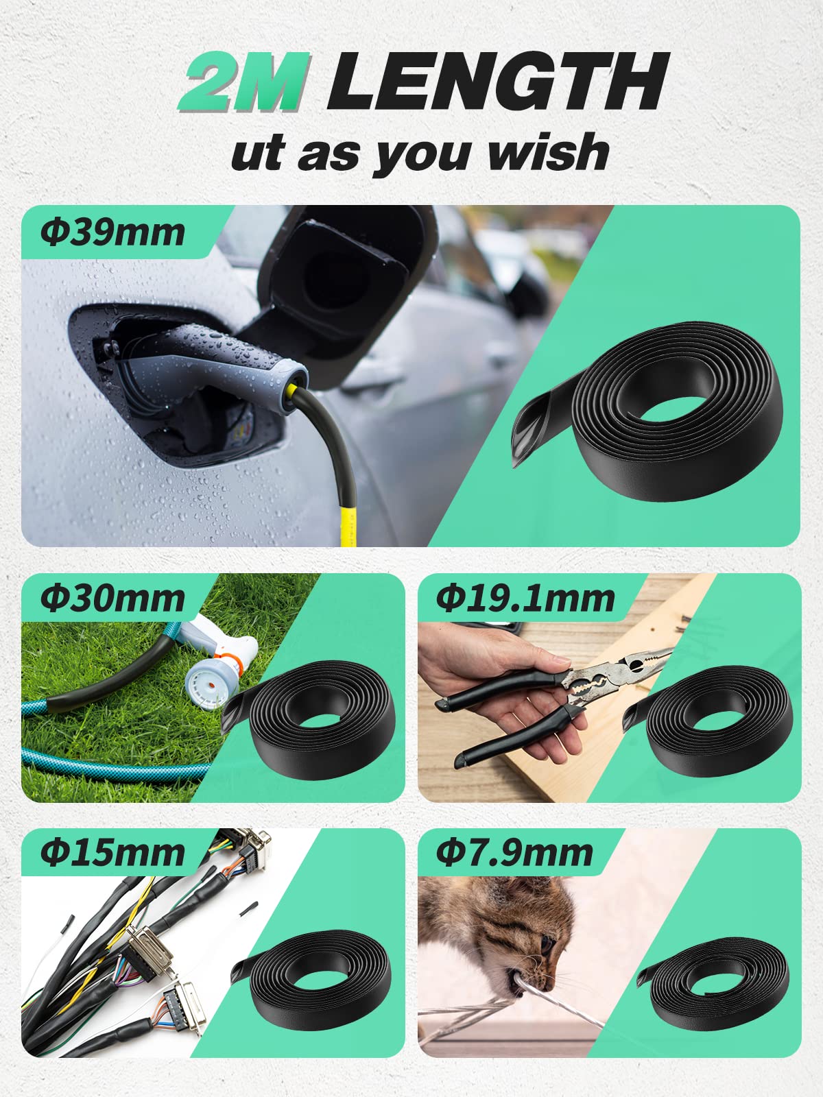 Eventronic 3:1 Schrumpfschlauch mit Kleber und Doppelwand- Ø19,1mm & 4m Länge, IP65 Wasserdichter, Isolierband, für Elektrische Isolierung und Drahtverbinder, 12 Durchmesser Optionen, Das Nie Verblass