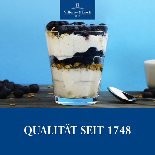 Villeroy & Boch – Dressed Up Wasserglas Set 4 teilig, 310 ml, Spülmaschinenfest, Besondere Trinkgläser, Gläser Wasser, Trinkglas Set, Saftgläser, Kristallglas