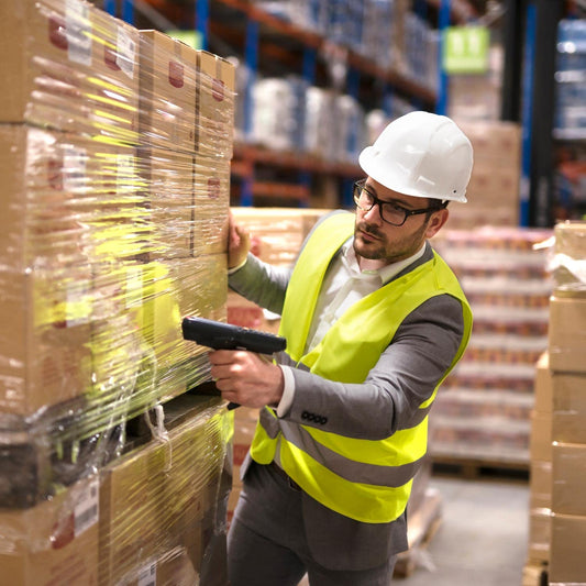 FLEXEO Warnwesten nach EN ISO 20471 - Auto - KFZ - Sicherheitsweste - Warnschutzweste - Warnweste - gelb - high Visibility Vest - Erwachsene - Sicherheits Set - EU Norm (4 Stück, Gelb)