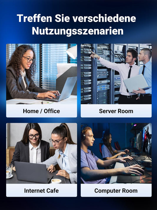 UGREEN Cat 8 LAN Kabel 40Gbps 2000MHz Superschnell Netzwerkkabel POE RJ45 Ethernet Kabel Wlankabel kompatibel mit PS5/4, Steam Deck, Xbox, Switch, Router, Modem (1M)