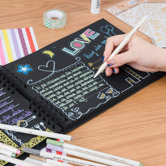 KASZOO Fotoalbum, Fotoalbum zum Selbstgestalten, DIY Fotobuch 80 Seiten, Kann als Abschluss Geschenk, Geburtstagsgeschenk, Hochzeitstagsgeschenk, Valentinstagsgeschenk und mehr verwendet Werden