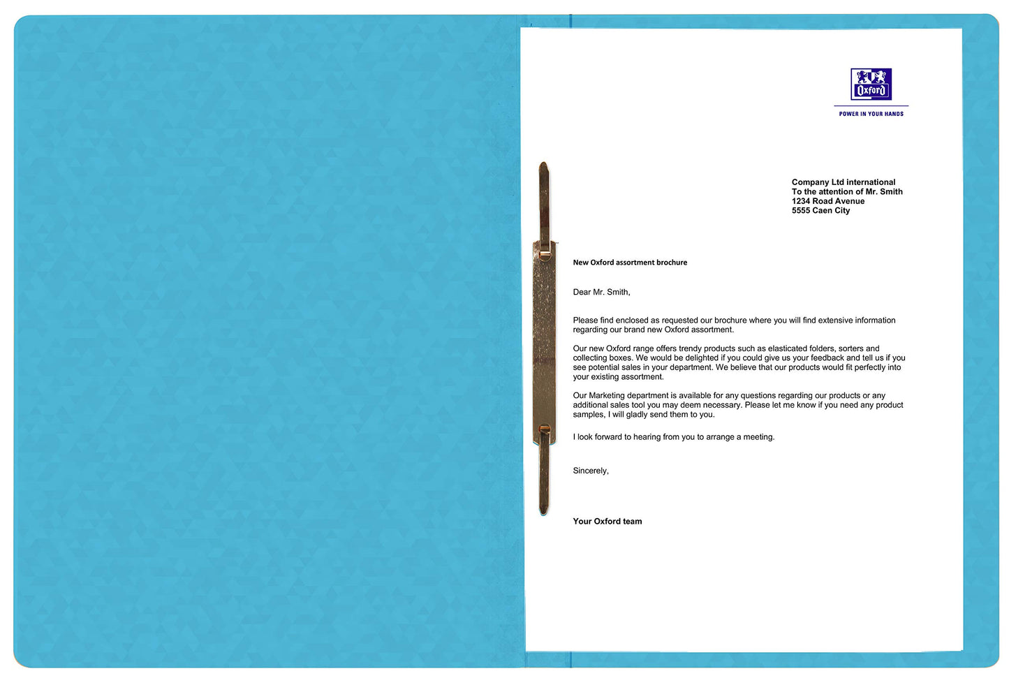 Oxford Schnellhefter A4, aus Karton, sortiert mit 12 Farben, 25 Stück, 400117265, DIN A4