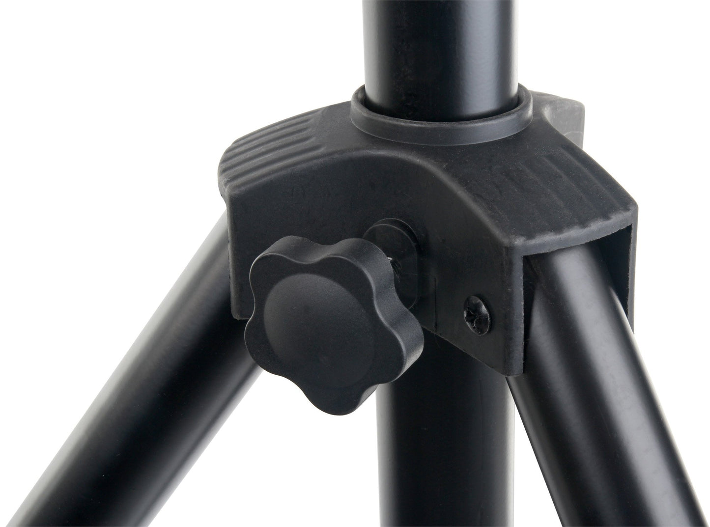 Showlite LTS-100 Traversen System (2x T-Bar Ständer 2x Quertraverse, Höhenverstellbar von 1,50m - 3,00m, Belastbar bis 75kg) schwarz