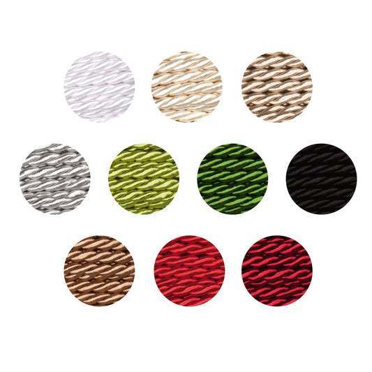 Halbach Seidenbänder Premium Kordel (rot) | Breite 6mm Länge 10m | Made in Germany & Öko-Tex Zertifiziert | glänzende Satinkordel aus Acetat