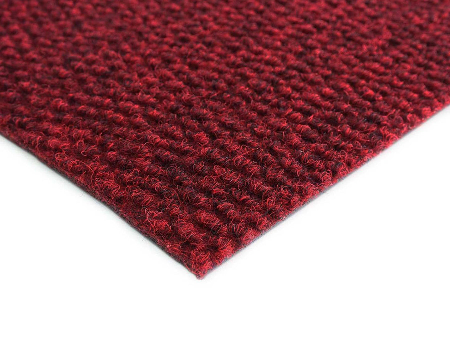 Primaflor Sauberlauf - PICOLLO, Rot, 1,00m x 1,50m, Rutschfester Schmutzfangläufer Meterware, Robuster Küchenläufer nach Maß, Zuschneidbarer Teppichläufer, Eingangsmatte für Flur und Windfang