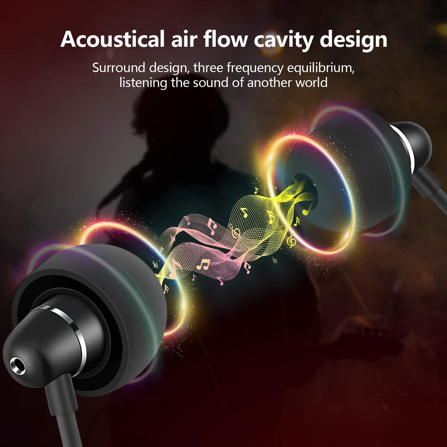 Bulees Schlaf kopfhörer, In Ear earphones für Kleine Gehörgang, Geräusch Isolierung, leichte Ohrhörer mit Mikrofon und Lautstärke regler für Seite schlafen, Schlafenszeit, ASMR, Entspannung