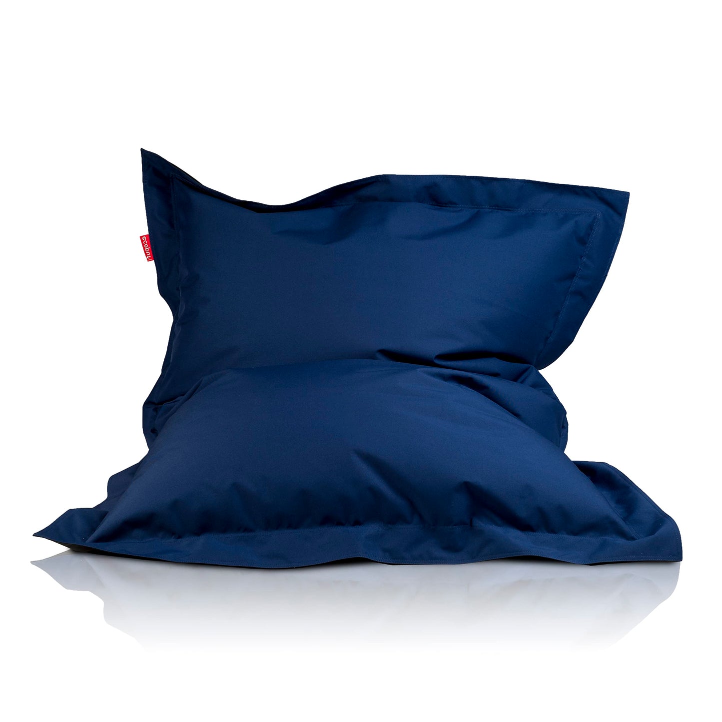 Ecopuf Sitzsack aus Polyester, wasserdicht, Größe L, Sitzsack für den Außenbereich, Füllung aus Polystyrolperlen, 170 x 135 cm