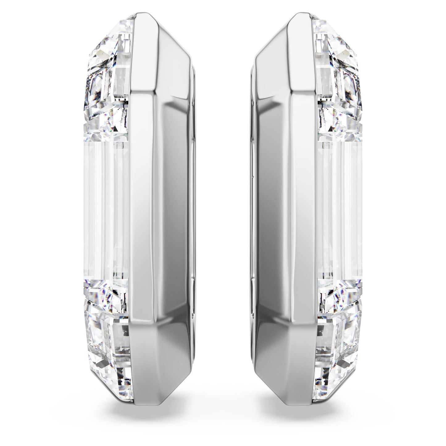 Swarovski Lucent Kreolen, Achteckform, Klein, Blau