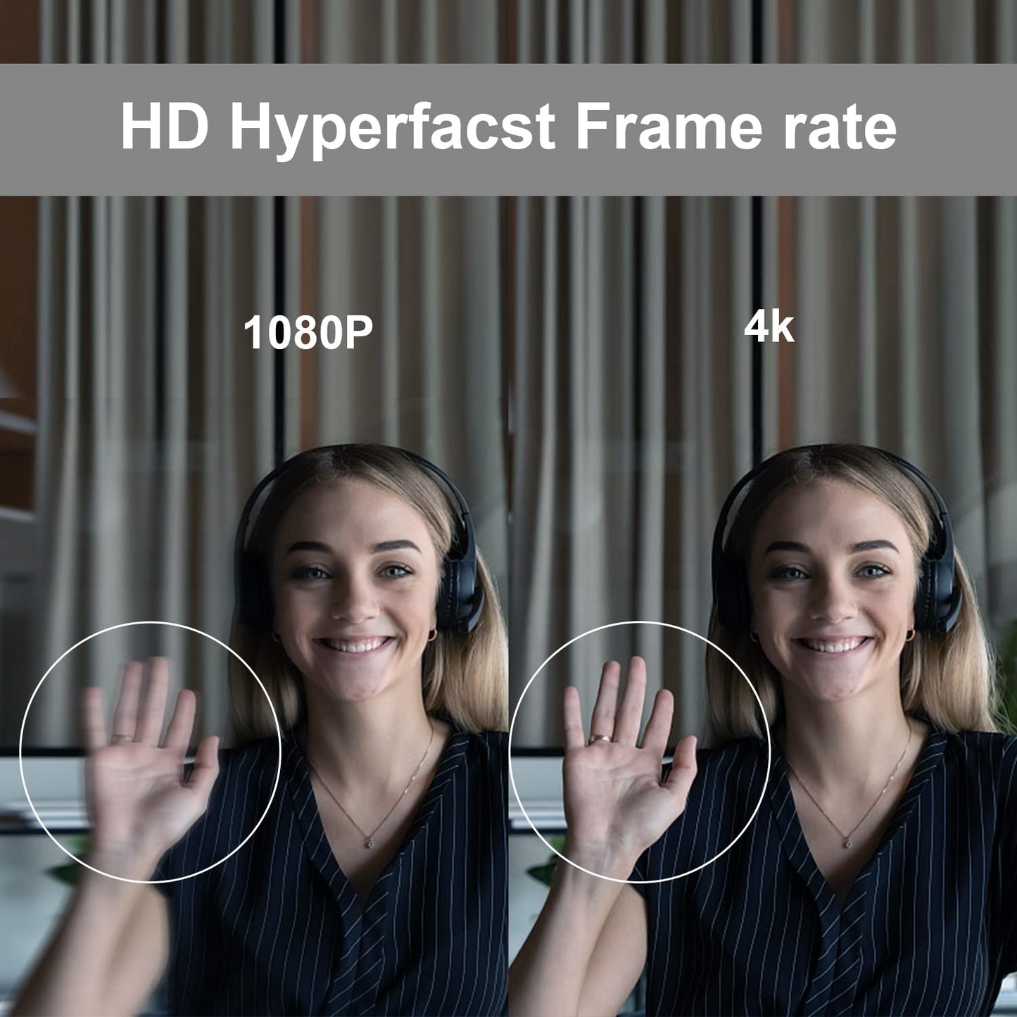 TONGVEO 4K Webcam Konferenzraum- Webkamera mit Mikrofon und Lautsprecher, Computer Videokamera Weitwinkel AI Auto Framing Doppelmikrofone Funktioniert mit Microsoft Teams, Zoom, Google Voice, PC