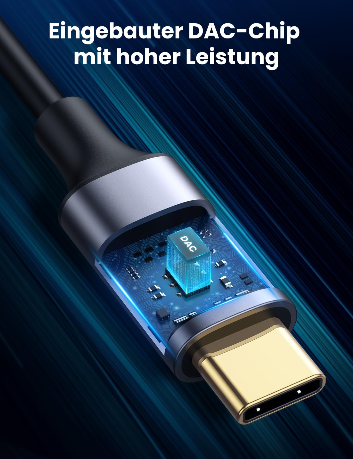 UGREEN USB C auf Cinch Audio Kabel Type C auf 2RCA Stereo Adapterkabel kompatibel mit iphone 16 Serie, Huawei P60/50/40, Galaxy S24 Ultra/S24+/S24, iPad Pro/Air, MacBook Pro, Mac mini M4(1,5m)