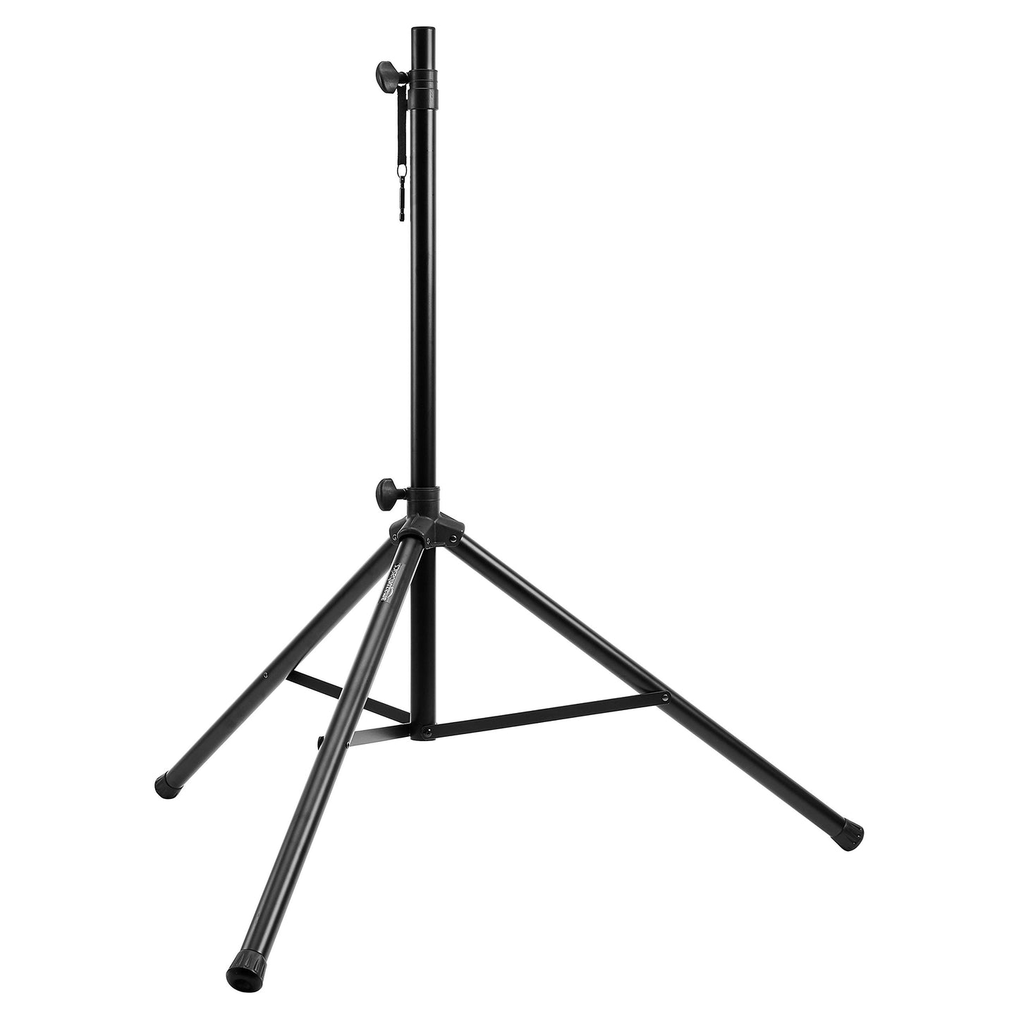 Amazon Basics - Verstellbarer Lautsprecherständer - 120 cm bis 200 cm Stahl, Schwarz