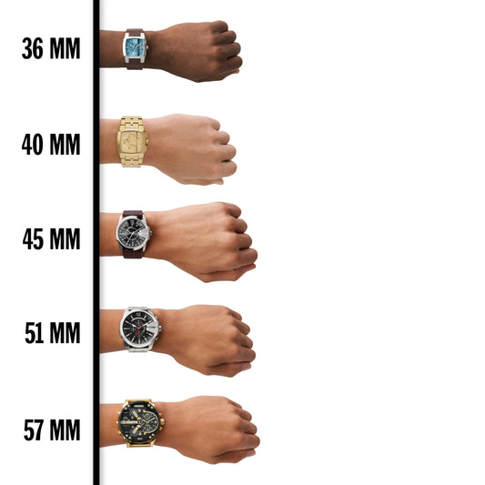 Diesel Herren Quarz Uhr mit Armband MR. DADDY 2.0 DZ7333