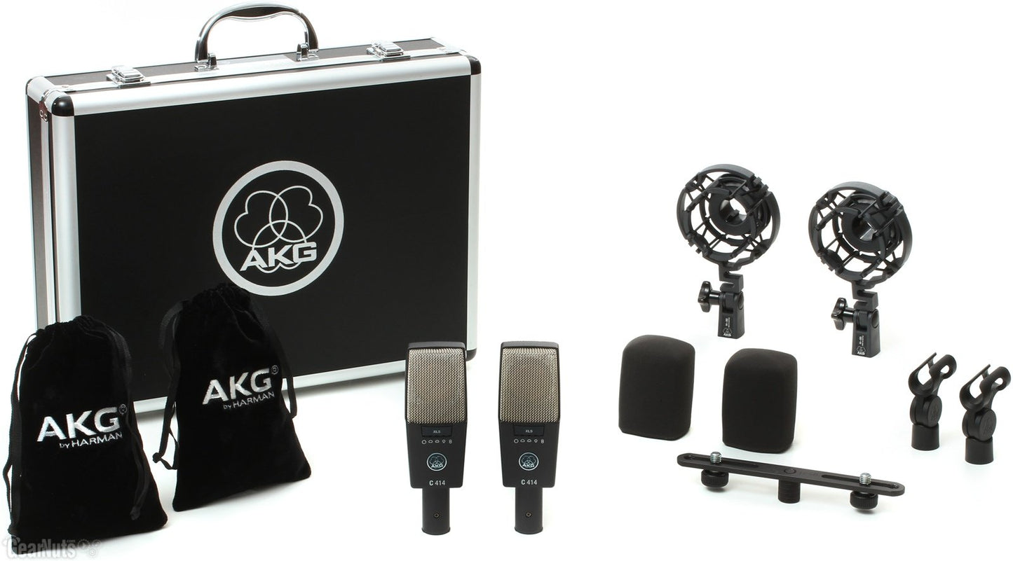 AKG C414 XLS Großmembran Kondensatormikrofon Stereoset