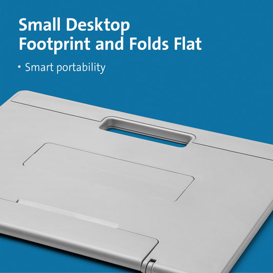 Kensington SmartFit Easy Riser Go 17 Zoll Laptop Ständer, Höhenverstellbar & tragbar, Ideal für Notebooks, Ultrabooks, ChromeBooks und SurfaceBooks bis 17 Zoll, Home Office und Büro, K50420EU