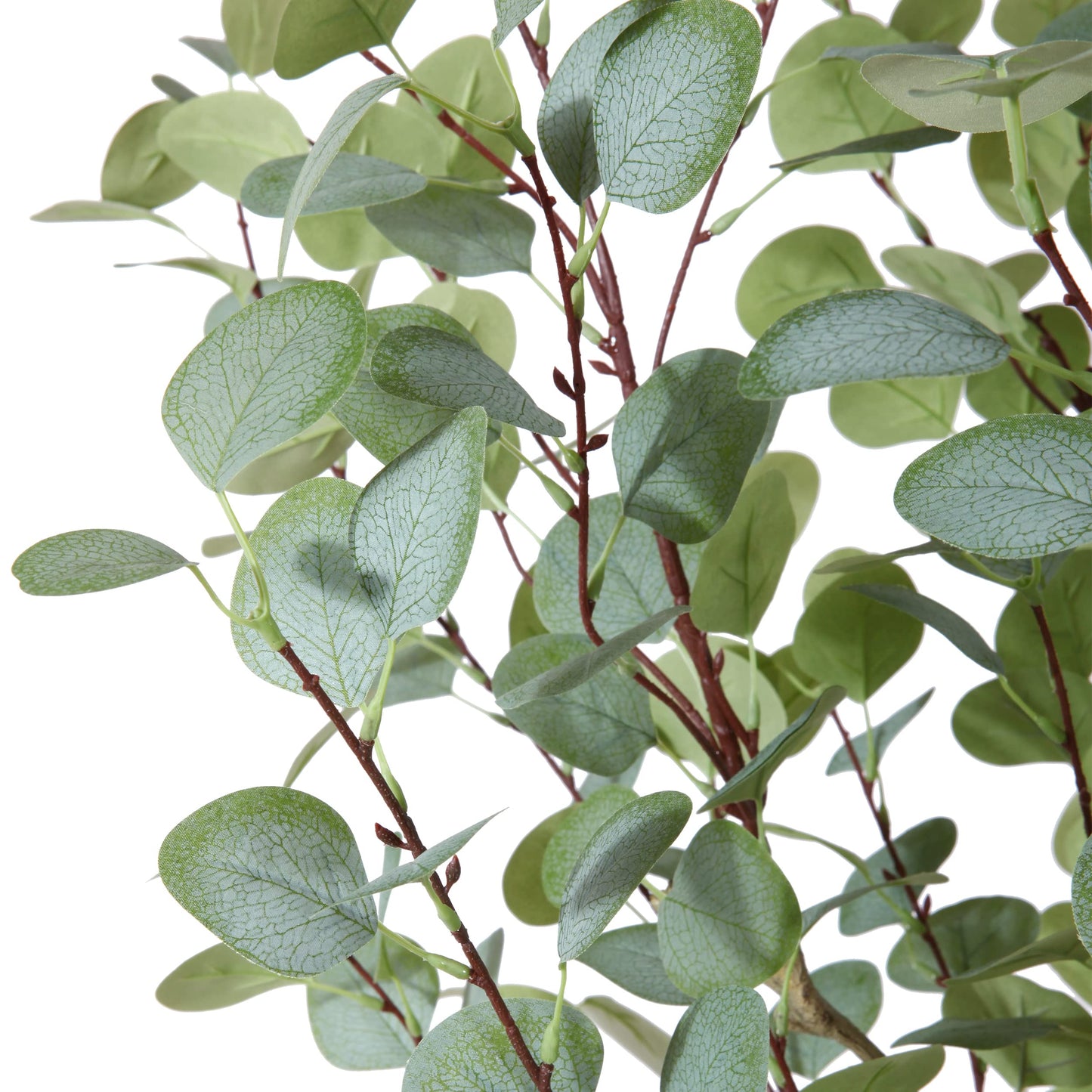 Fopamtri Künstliche Eukalyptus 180 cm Künstliche Pflanze Eukalyptus Deko für Drinnen Draußen Modern Decor Kunstpflanzen Plastikpflanzen im Topf für Home Schlafzimmer Büro Garten (1 Stück)