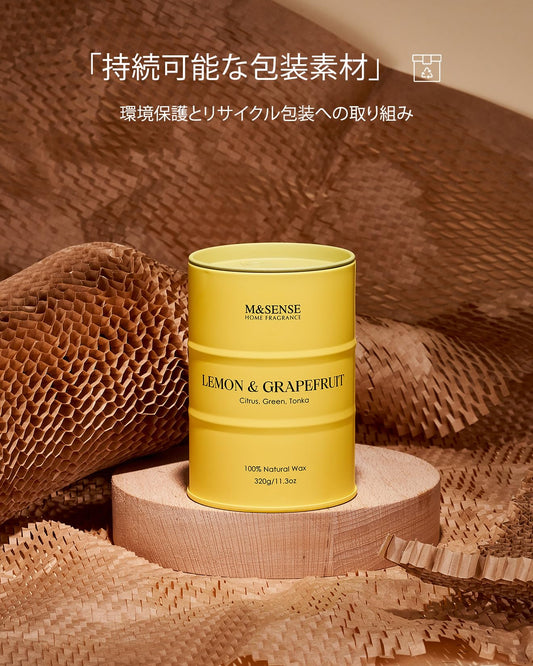 M&SENSE Wildrose natürlich duftende Kerze, 70 Stunden lang anhaltende Soja-Kerzen 320g, Stress Relief Luxus Aromatherapie Kerzen für Frauen, romantische Kerze Geschenke Valentinstag Geschenke