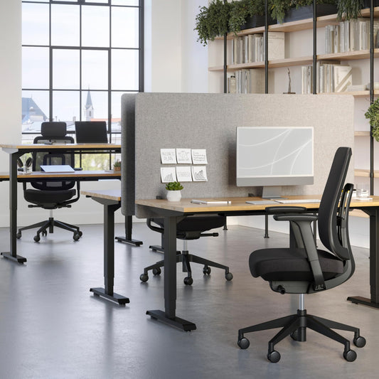 Ergotopia PureBack ergonomischer Bürostuhl – Schreibtischstuhl ergonomisch mit 4D-Armlehnen & Synchronmechanik – Für Home Office, Büro & Gaming – Bequemer Drehstuhl für gesundes Sitzen