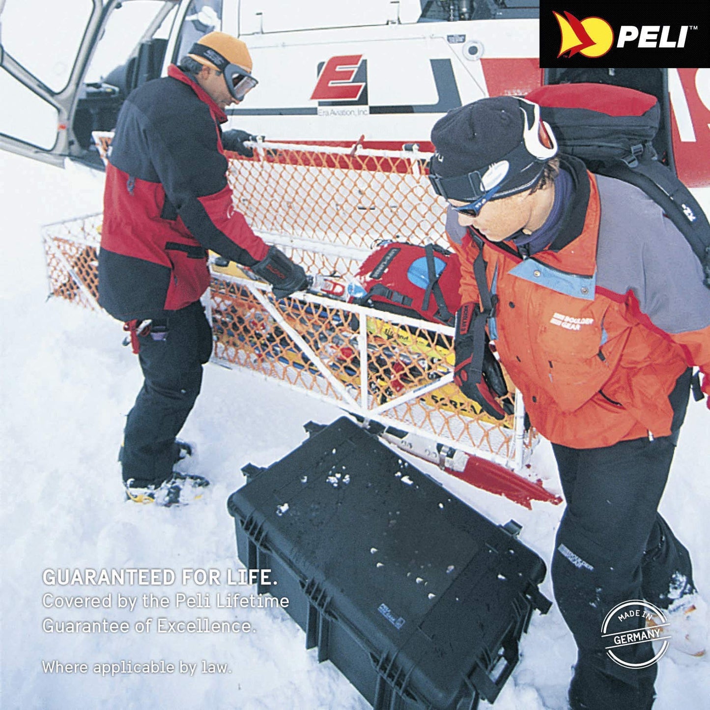 PELI 1650 Koffer, mit Schaumstoff-Einsatz: Rasterschaumstoff zur individuellen Anpassung im Boden, Noppenschaumstoff im Deckel, Gewicht kg: 13.4, 1650-020-110E, Farbe: Schwarz