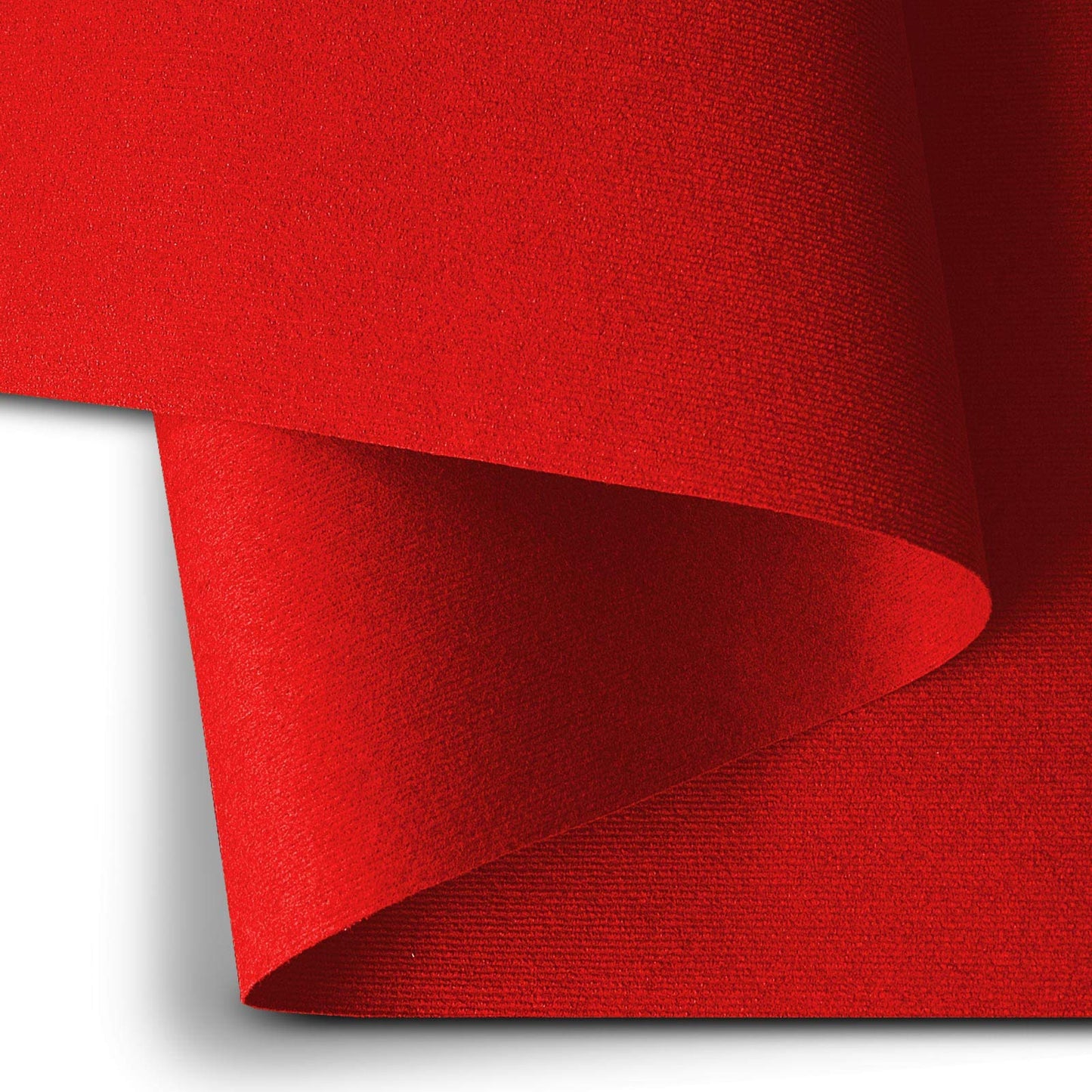 Floordirekt Roter Teppich 100 x 500 cm - VIP Läufer Event Teppich Premierenteppich Empfangsteppich Messeteppich Hochzeitsteppich - Wunschmaß