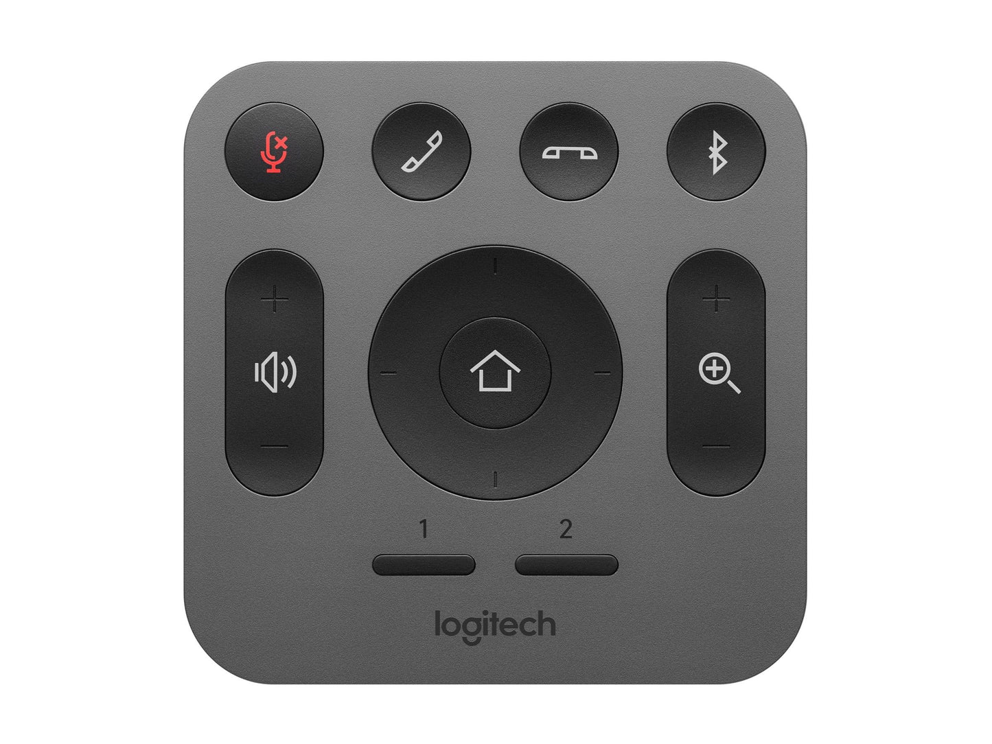 Logitech MEETUP Videokonferenz-Webcam, Ultra-HD 4K, 120° Blickfeld, Motorisierte Neigung, Integrierte Lautsprecher, Full Duplex & Advanced Beamforming Mikrofone, Für kleinere Meetingräume - Schwarz