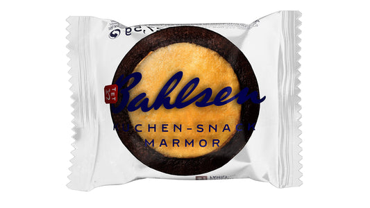 The Bahlsen Family Bahlsen Kuchen-Snack Marmor - Großpackung mit ca. 55 Dessertpackungen à 27,5 g - einzeln verpackte Marmorkuchen