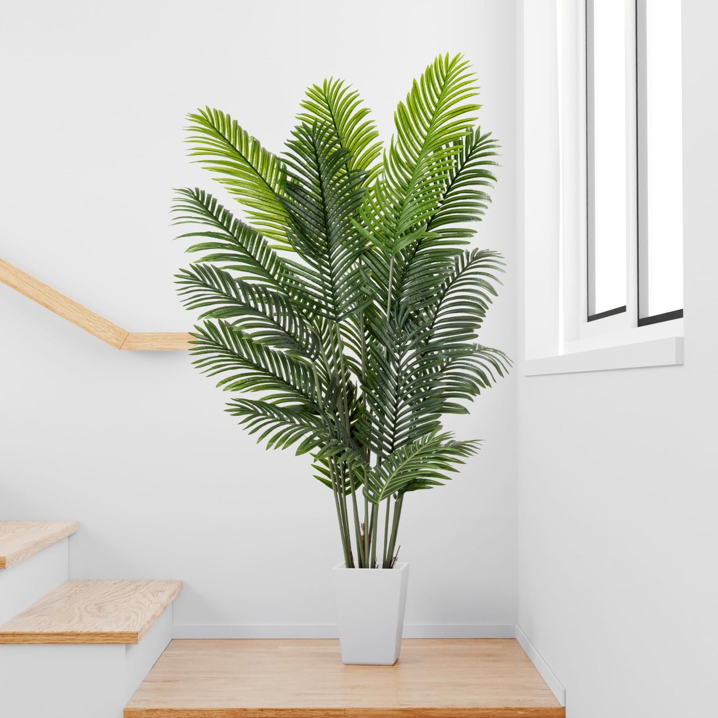 PASCH® Areca Kunstpalme groß (180 cm) - Naturgetreu & Langlebig | Realistische Kunstpflanzen groß | Künstliche Pflanzen groß | Palme künstlich | Künstliche Palme für EIN natürliches Ambiente