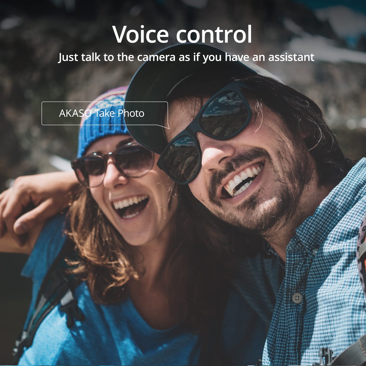 AKASO Brave 7 Action Cam 4K30FPS mit 64GB U3 microSDXC Speicherkarte 20MP WiFi Unterwasserkamera IPX8 Wasserdicht Action Kamera EIS 2.0 mit Touchscreen, Zoom, Sprachsteuerung und 2x1350mAh Akkus