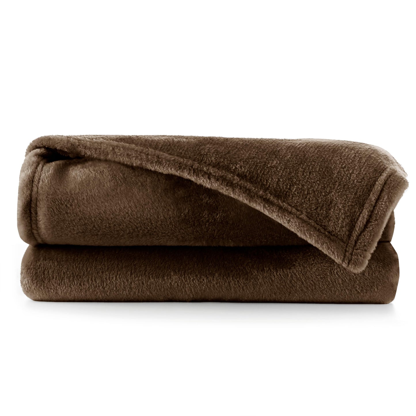 DecoKing Kuscheldecke 70x150 cm braun Decke Microfaser Tagesdecke Fleece weich sanft kuschelig Schoko Brown Chocolate Mic